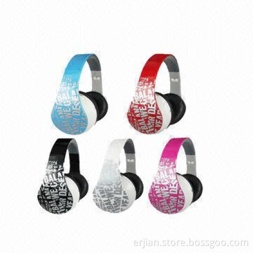 Bluetooth Headphones with FM Radio Function, Supports Micro SD Card